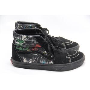 Vans Disney Sk8-Hi Shoes Womens 10 Mens 8.5 Disney 100 Villains Black Sneakers